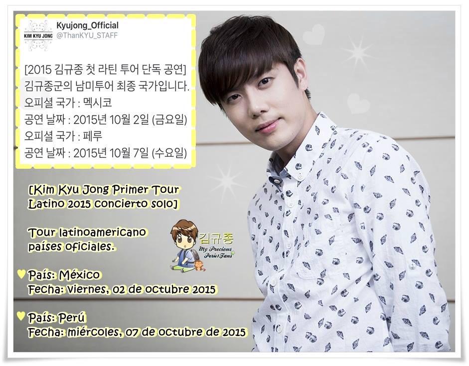 KKJ_ThanKYUPeru's tweet image. #LatinAmericanTour2015 #KimKyuJong @ThanKYU_STAFF 💚💚💚 #WaitingForHim #KYU