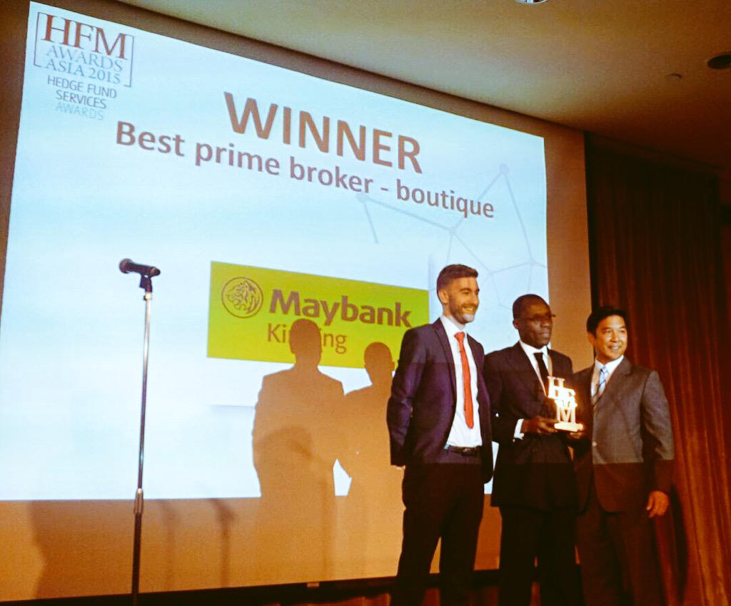 InvestASEAN2016's tweet photo. @HFMweek has awarded #maybankkimeng as the Best Prime Broker Boutique. No doubt, #confidence is key! http://t.co/yY6nhOmJVs