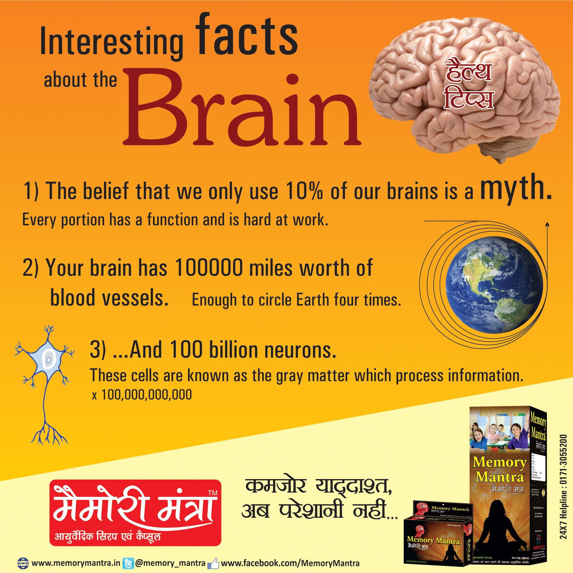 Memory Mantra On Twitter Interesting Facts About Brain Memory 