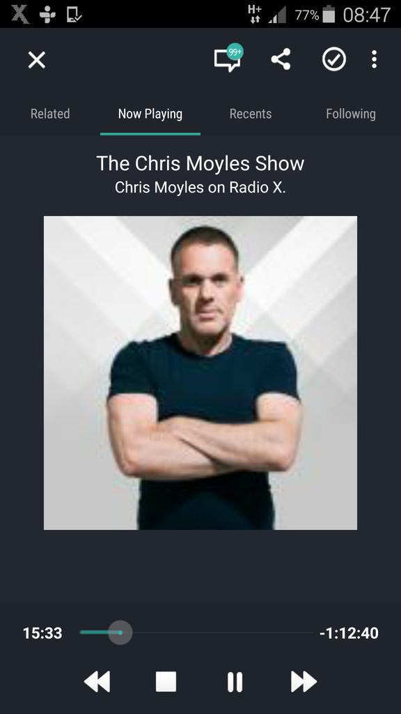 Finally! <a href="/ChrisMoyles/">Chris Moyles</a> is back on the radio! #MoylesIsBack #RadioX
