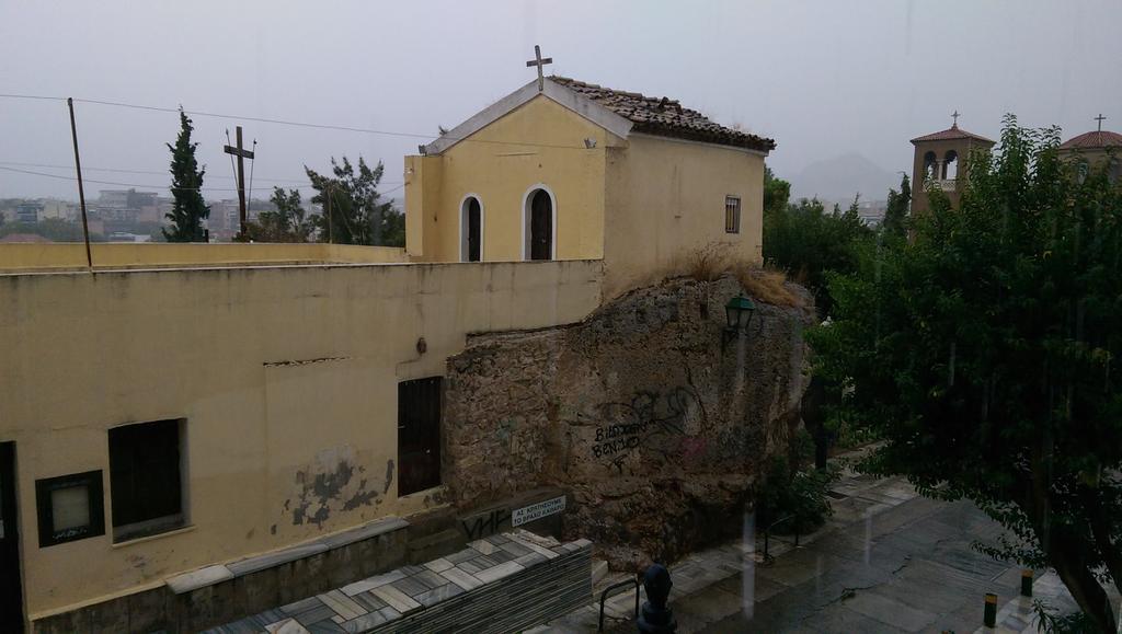 damomac's tweet photo. We all knew that Zoi Konstantopoulou wasn't going to go quietly but ...thunder, lightning, torrential rain in Athens. http://t.co/Qf6hXLGoEK