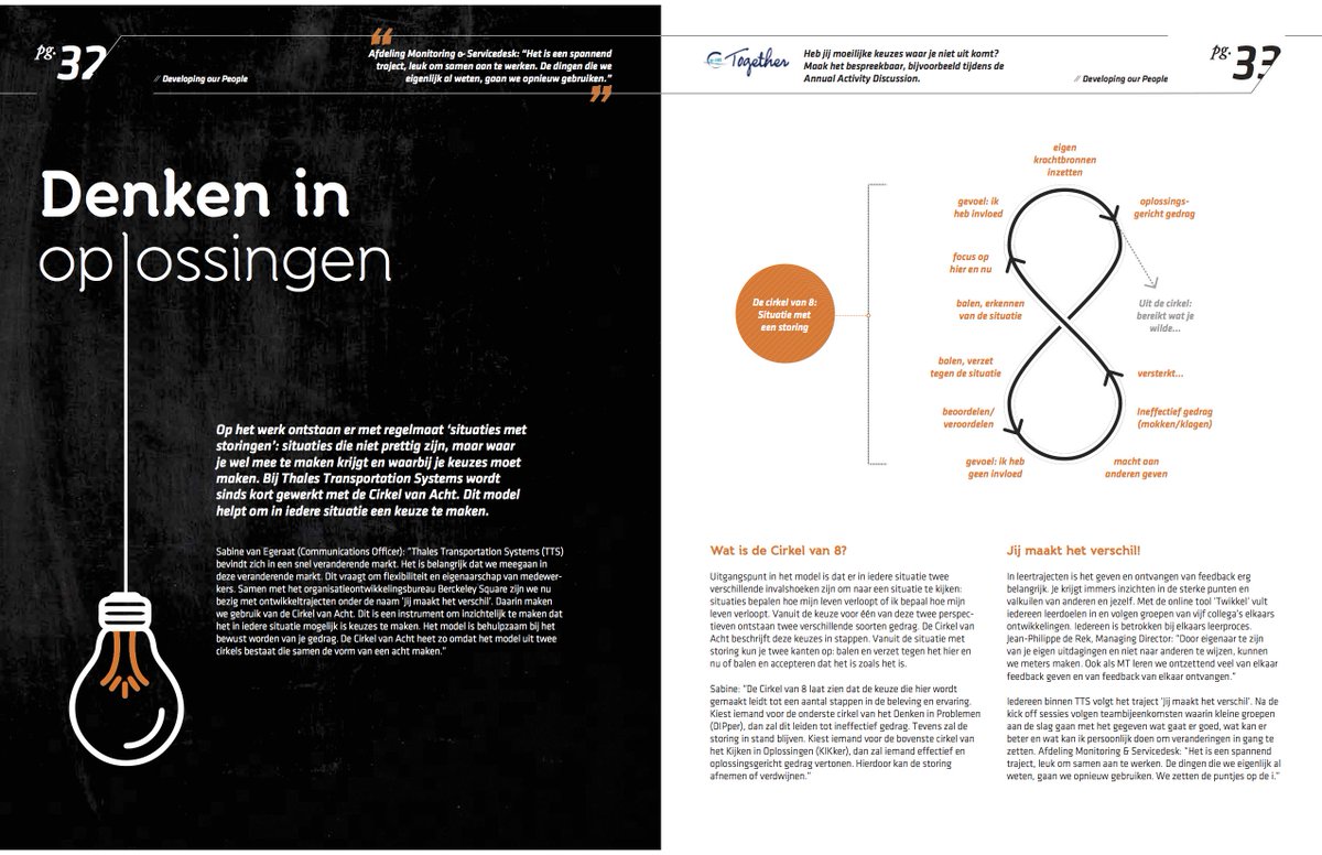 Artikel over onze gave samenwerking @BerckeleySquare en Thales  #Eigenaarschap #Cirkelvan8 #Leiderschap
