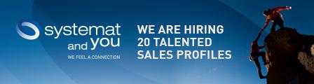 TweetSystemat's tweet photo. #weparadiseit
Systemat is hiring 20 talented sales profiles
Go to http://t.co/yAFgkiUZuP http://t.co/a04fIx8pPP