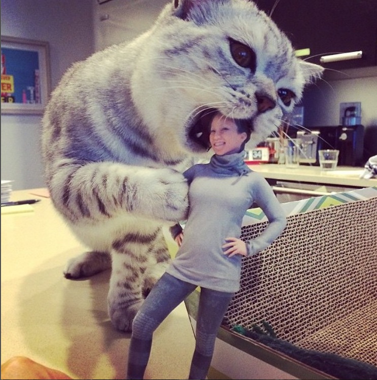 doob3dau's tweet photo. Tigger just couldn't keep her claws off this #doob #3dfigurine #minime #3dprinting http://t.co/HvifFXV9fO