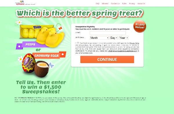 usawoman15's tweet image. Which is better Peeps or Cadburrry Eggs?  
Enter your email address to get started!
bit.ly/1Ystepo