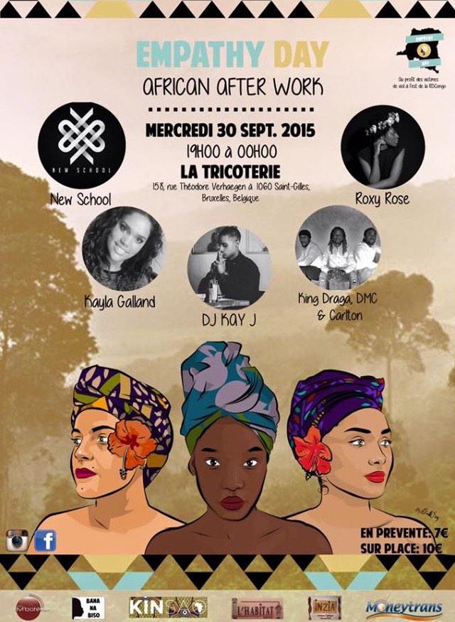 RoxyRoZey's tweet photo. Live à la Tricoterie : " Empathy day : African After work : 30 septembre 2015 #Live #RoxyRose http://t.co/o2CjELzTzW