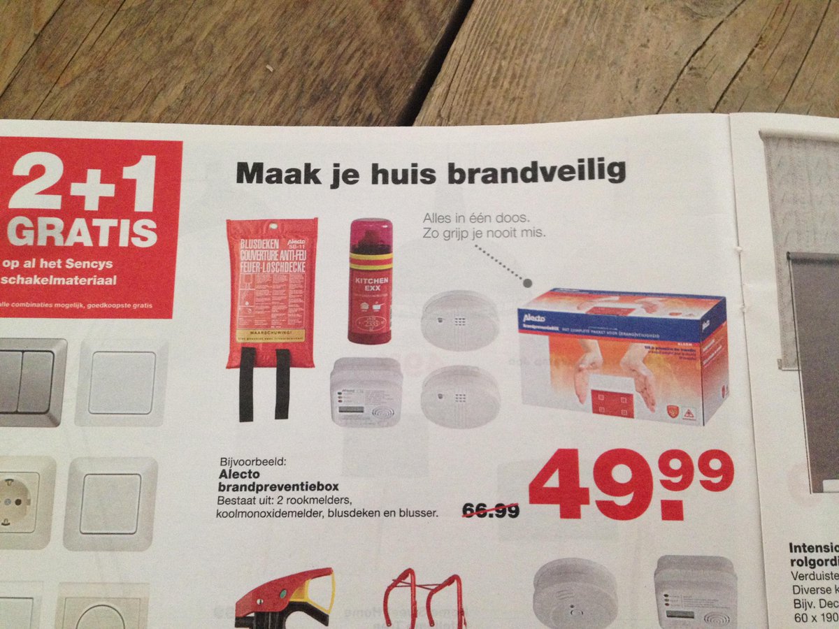 Vanaf nu is de #brandblusser van <a href="/ArdexxBV/">Ardexx B.V.</a> te verkijgen bij Praxis! Mooie samenwerking met Alecto #brandpreventiebox