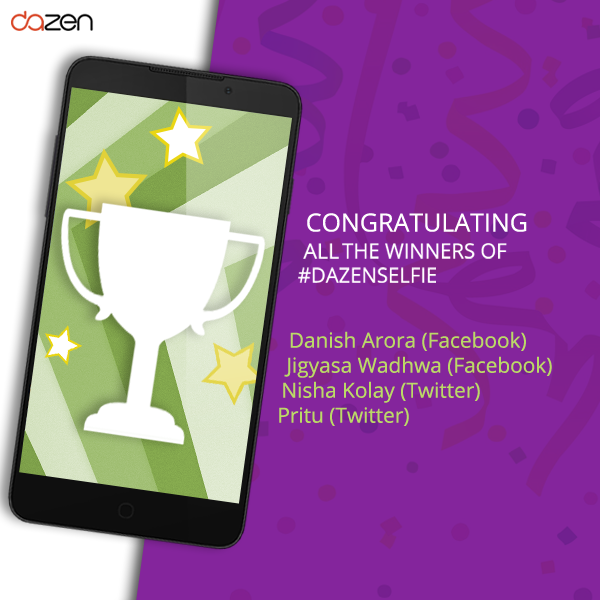 dazenofficial's tweet photo. Congratulations!
All the winners are requested to DM their details for us to dispatch their Goodies :) http://t.co/0RfjdeYeq7