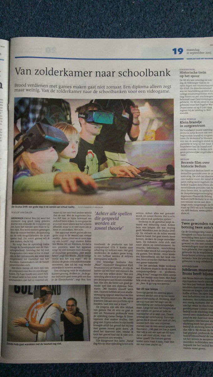 We have been featured in the <a href="/dvhn_nl/">Dagblad van het Noorden</a> regarding the <a href="/hollandwebweek/">Holland Webweek</a>! <a href="/hanze/">Hanze</a>