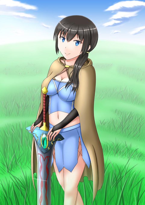 女剣士のtwitterイラスト検索結果 古い順