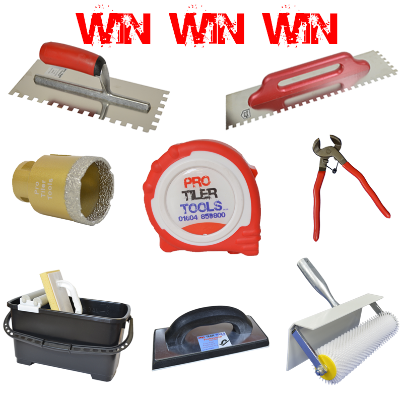 NorthantsTools's tweet photo. Want to win all this new tiling gear? Just share this image and follow us for a chance to win! #ProTilerTools #NTools http://t.co/ZG8Y3rkYe9