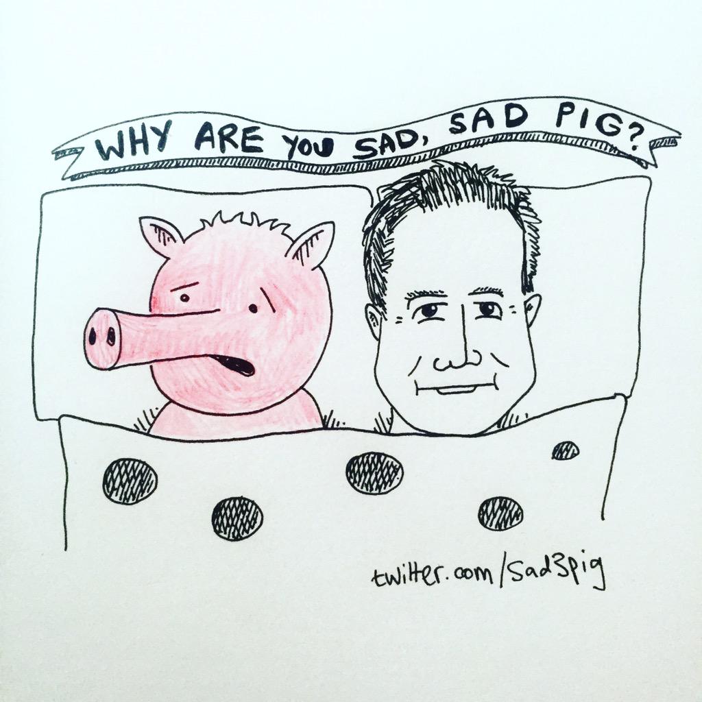 Sad3pig's tweet photo. Why are you sad, Sad Pig? http://t.co/zSVzDO6KO9