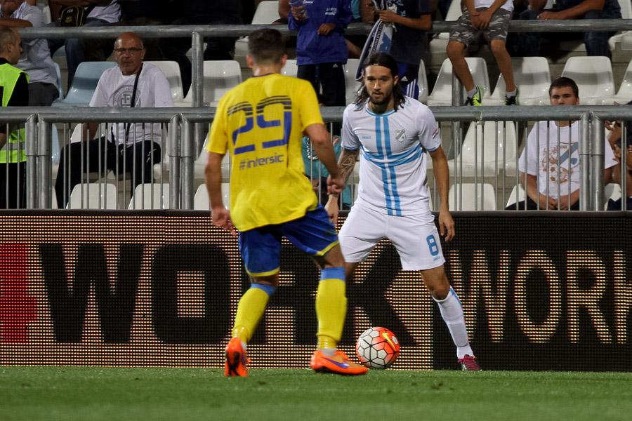 Leonard Zuta in his debut; photo: Lario Tus / sportcom.hr