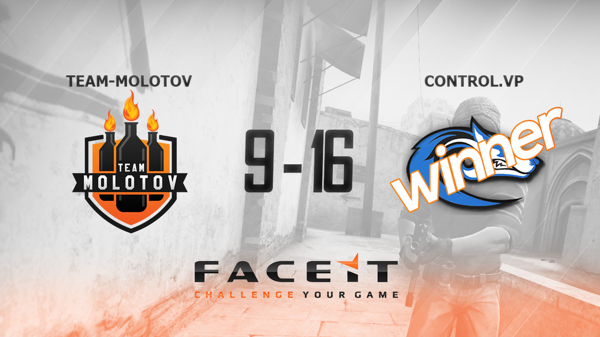 TeamMolotov's tweet photo. We drop the series 0-2 after losing 9-16 on inferno. GGWP! #ControlVP @FACEIT http://t.co/vhO6q82uGu