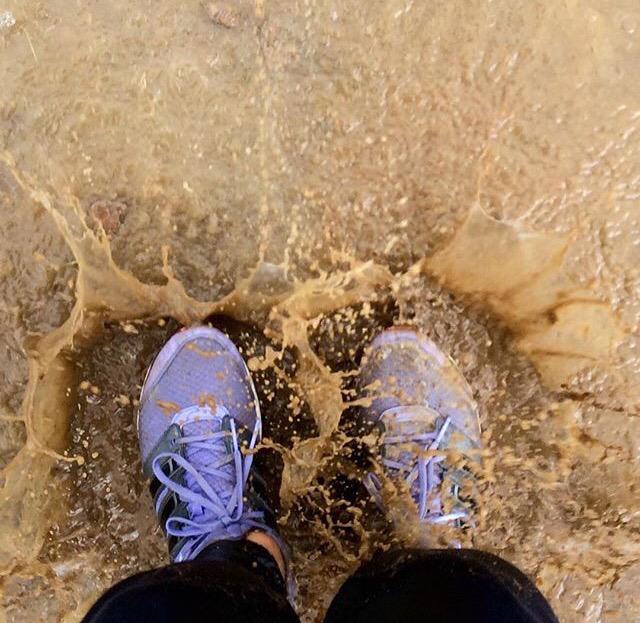 you should never grow out of jumping in puddles! #20msteps