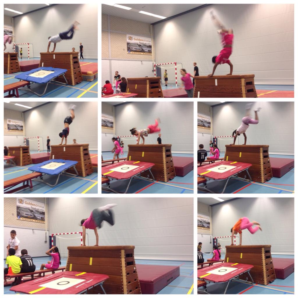 BS_de_Triangel's tweet photo. Echte #acrobaten in groep 6! Wauw! http://t.co/9E8tDqLATo