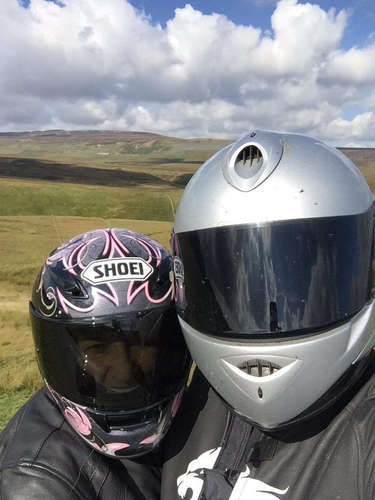 Goodmyster's tweet photo. Sat at my desk on a dreary Monday morning Wishing it was Saturday again #motorbike @julienew64 http://t.co/WiyqEYqFAp