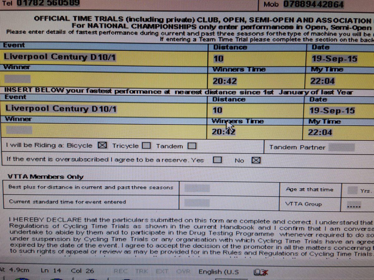 Always nice to put new pb's - 25mile as well :-) (55:51)