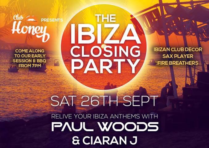 THIS SAT NIGHT!
Ibiza closing party!
#firebreathers #dancers #bbq #saxplayer <a href="/DJPaulWoods/">Paul Woods</a>