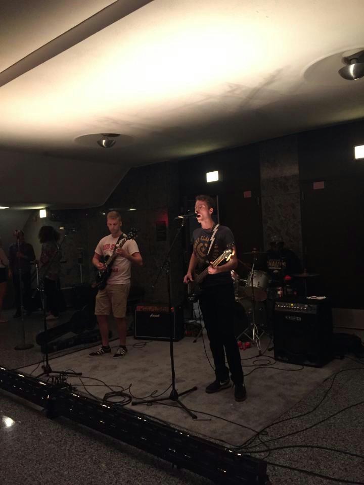 RustBeltRev's tweet image. Special thanks to Daisy Shen for this photo of the band from Friday's @wexarts Fall Student Party: