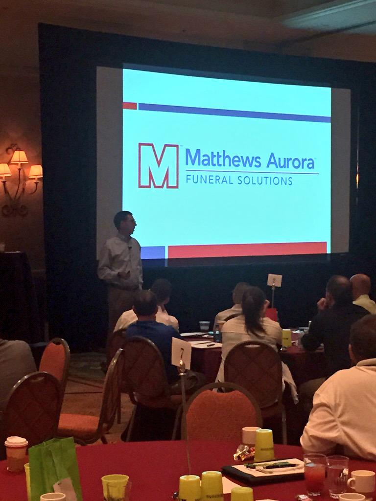 FoundPartGrp's tweet image. #MatthewsAurora speaking to our Leaders... Steve Gackenbach from Matthews. #FPGBOLD