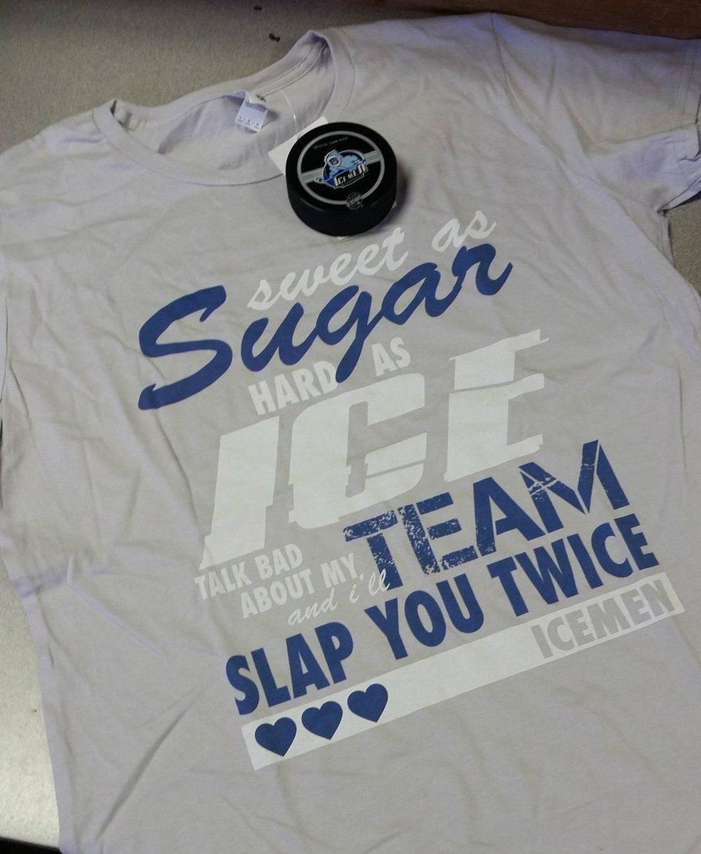 EvvIceMen's tweet photo. Less than a month until opening night! Get this great ladies shirt for $5 at the Igloo, today only! http://t.co/EhyRwVj4FY
