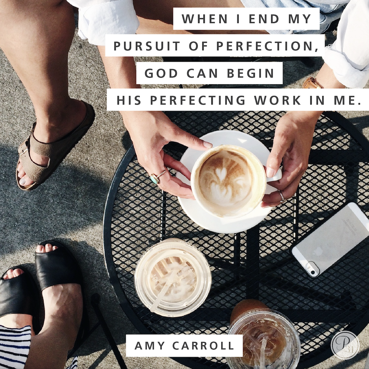 Proverbs31org's tweet photo. "When I end my pursuit of perfection, God can begin His perfecting work in me." - @amycarrollp31 http://t.co/yJMLdVhJE2