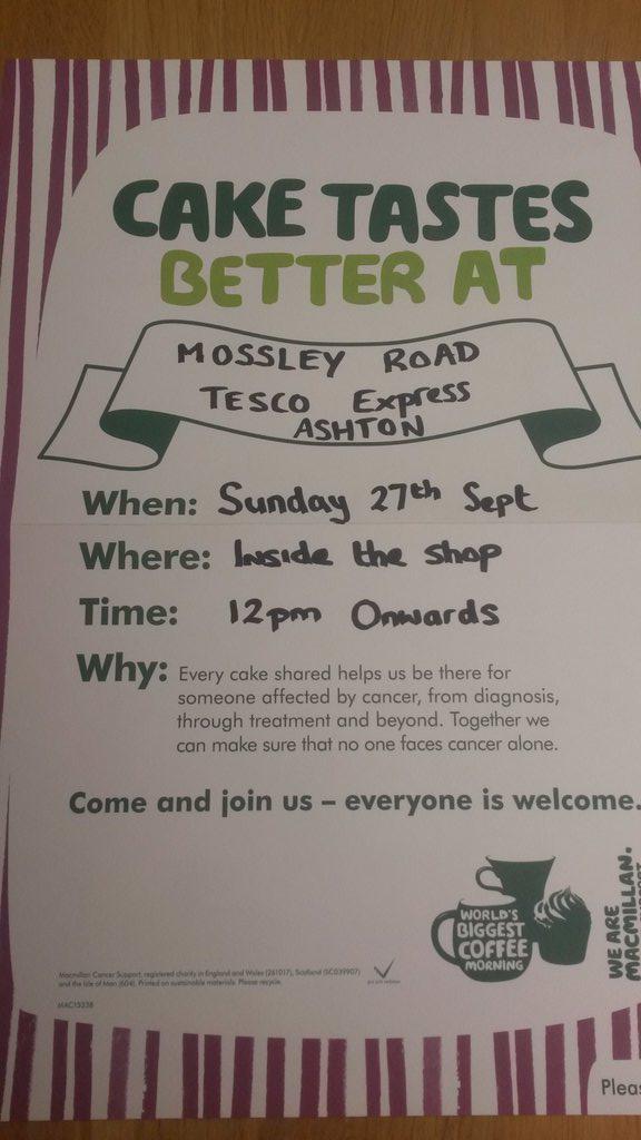 Come support us for our Macmillan day Hope to see you all there! <a href="/samwilson280/">sam wilson</a> <a href="/DomCarey1/">Dominic Carey</a> <a href="/janice_hislop/">janice hislop</a> <a href="/zoeholden3/">zoe holden</a>