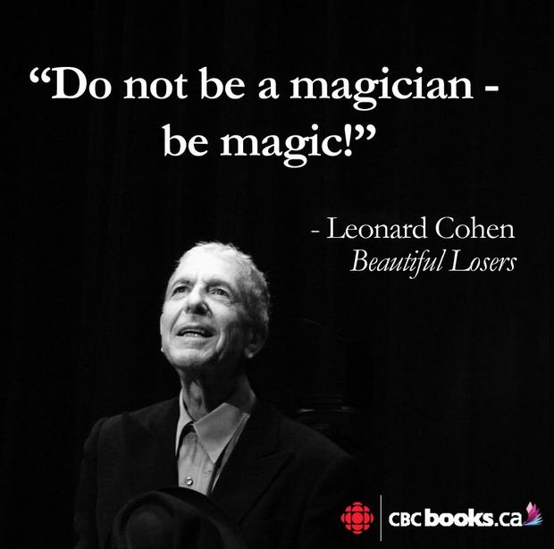 Happy birthday, Leonard Cohen!  