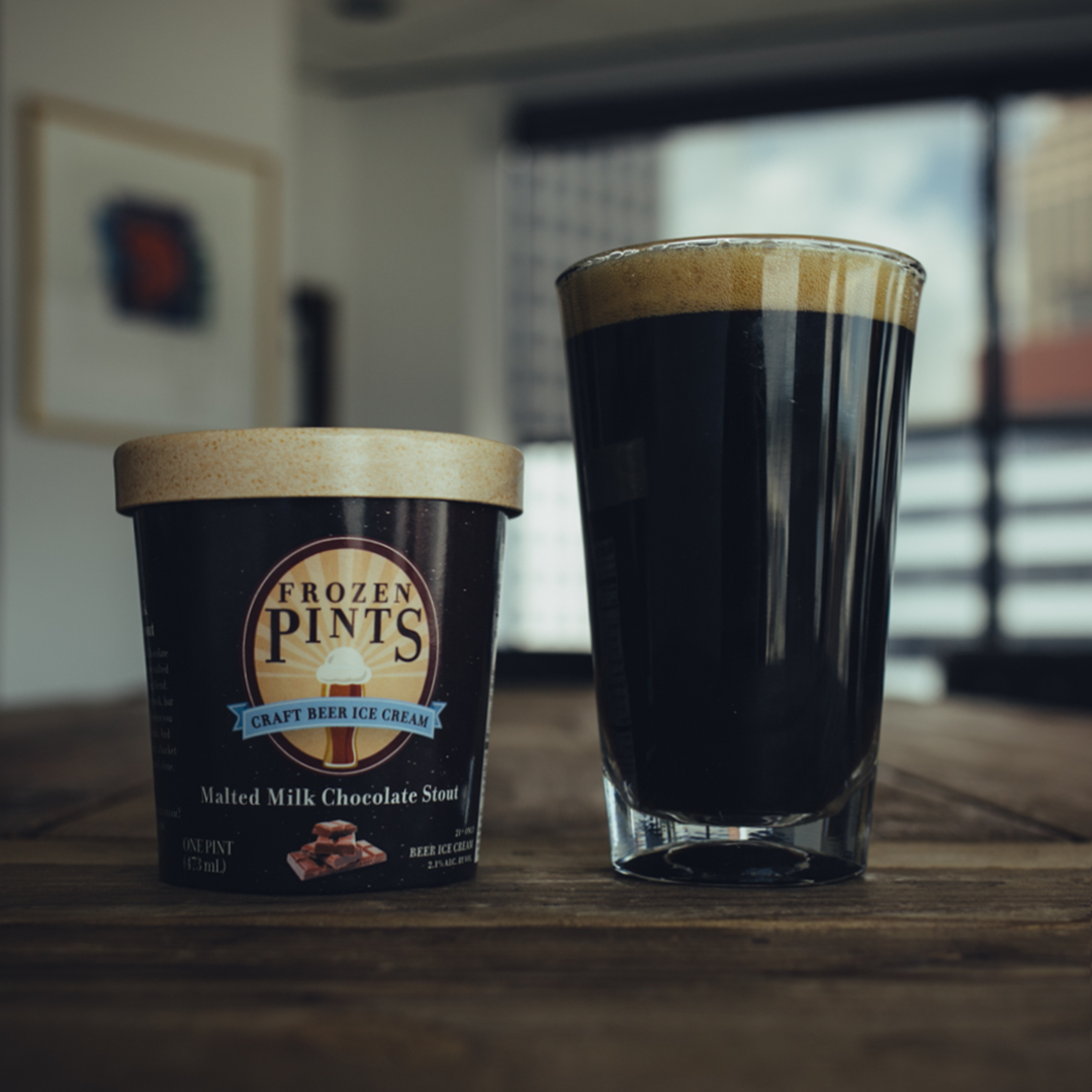 FrozenPints's tweet image. Calling all chocoholics! This pint's for you- a rich chocolate stout with creamy malted milk. theicecreambar.com/frozen_pint/ma…