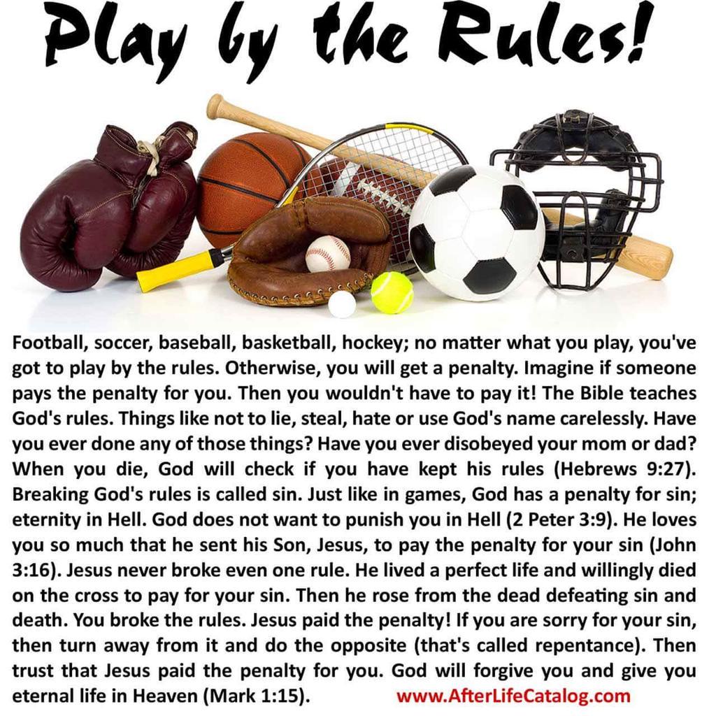 CalebWright5's tweet photo. Are you playing by the rules? #bezeugen #Tractchallenge http://t.co/HxphJ2ZnOV