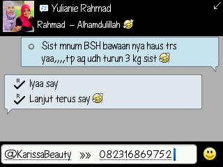 DistributorBsh's tweet photo. Testimoni BSH Original makin sukses aja ya Diet nya!! Silahkan Invite/sms D5238E02 / 082316869752 https://t.co/wkbjUm177G