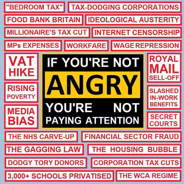 organist59's tweet photo. #victorialive The #realscandal is all the harm being done to the poor, the disabled and the unpaid taxes http://t.co/cebXzx522y