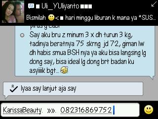 DistributorBsh's tweet photo. Testimoni BSH Original makin sukses aja ya Diet nya!! Silahkan Invite/sms D5238E02 / 082316869752 https://t.co/m4CkqLAI8e