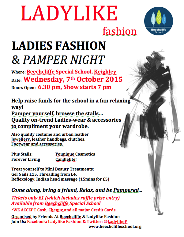 BeechcliffeFAB's tweet photo. Have you got tickets yet for our fashion show next week? http://t.co/FlQwWeXSye