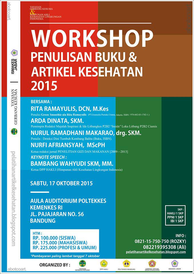 WORKSHOP PENULISAN BUKU &amp; ARTIKEL KESEHATAN with <a href="/bempoltekkesbdg/">BEM - KM POLTEKKES BDG</a>, <a href="/bempoltekkesbdg/">BEM - KM POLTEKKES BDG</a>, <a href="/GKF_Official/">YYS Gerbang Kesuma </a> &amp; <a href="/ISMAKES_JABAR/">ISMAKES JABAR</a>