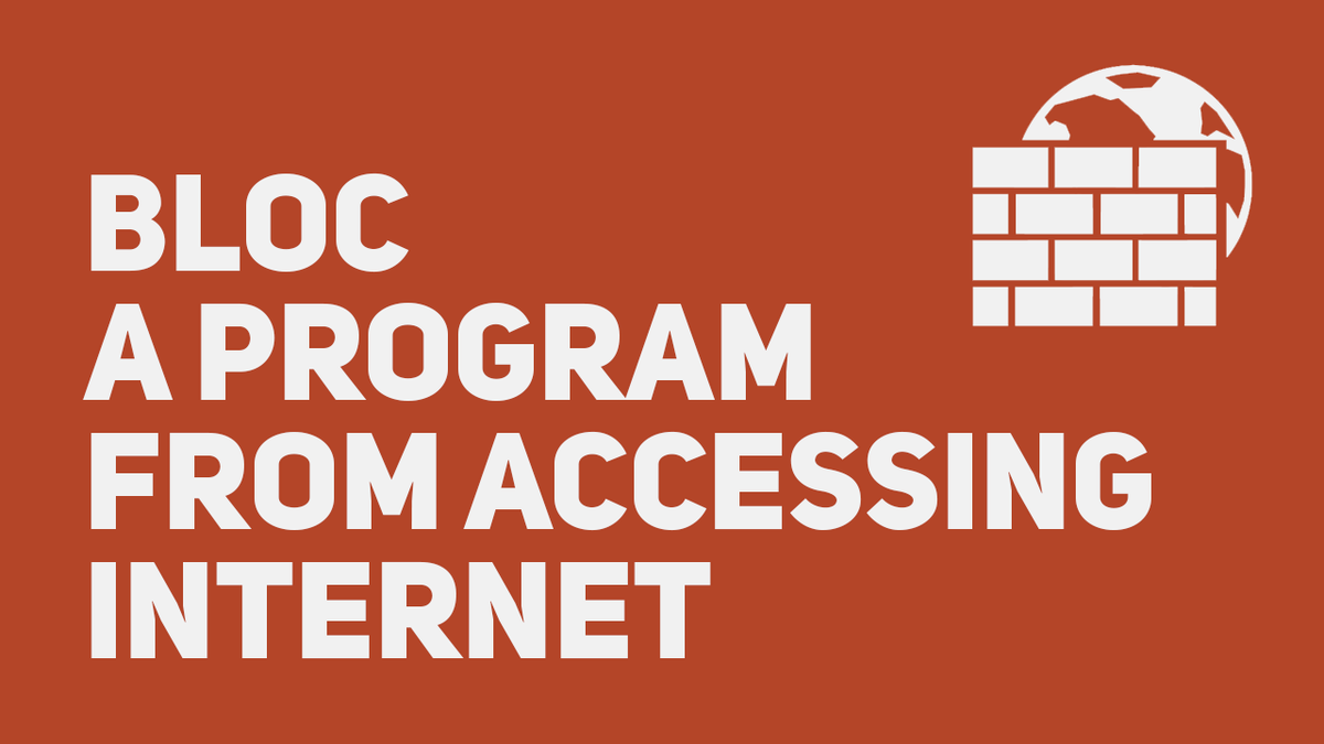 gradeslid's tweet photo. How to Block a Program from Accessing Internet
https://t.co/PJUdVzfhcD
#FireWall #Block_Programs http://t.co/qChuwwrQ8h