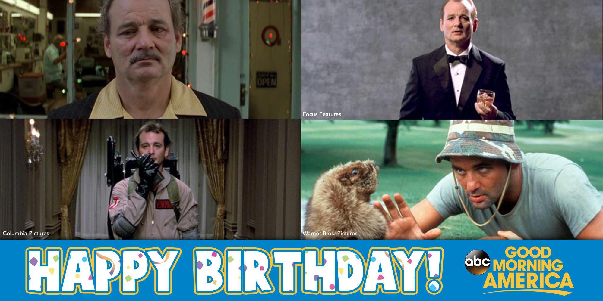 Happy Birthday to an absolute legend in the comedy and acting worlds: Bill Murray! He turns 65 today.  