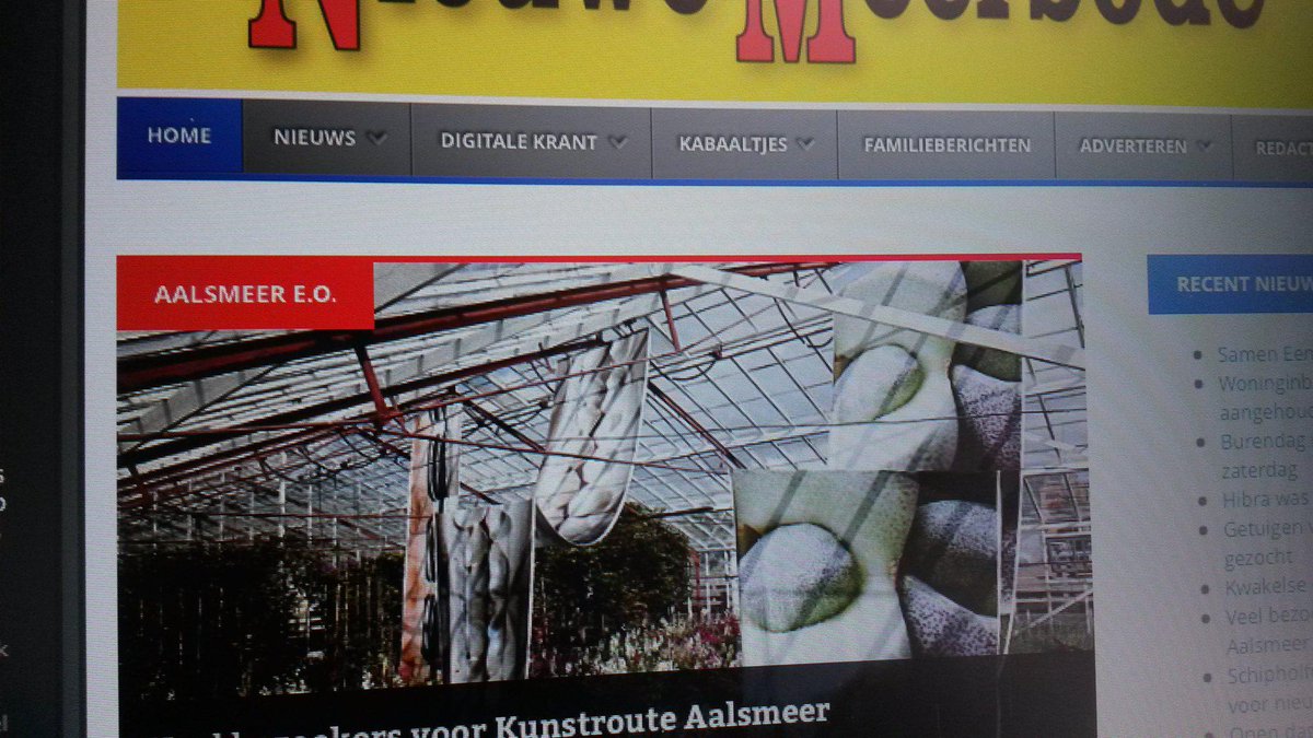 Veel bezoekers voor Kunstroute Aalsmeer. Lees verder op meerbode.nl