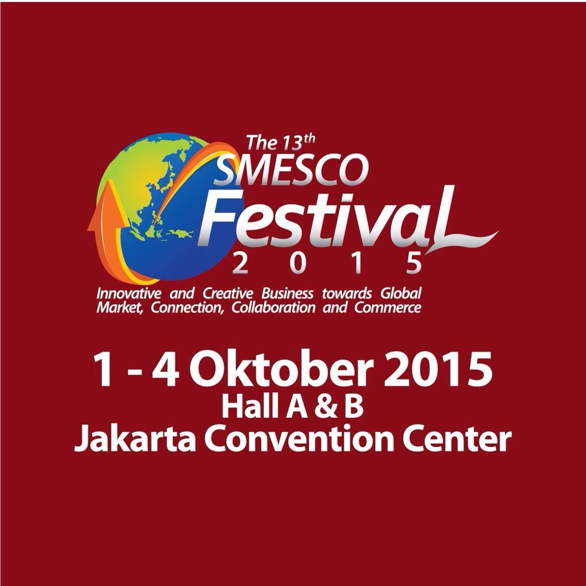 GelarBatik's tweet photo. RT @SMESCO_Fest Catat di agenda Anda sekarang. Sayang jika dilewatkan. #SMESCOFest http://t.co/WkIflDXdZu