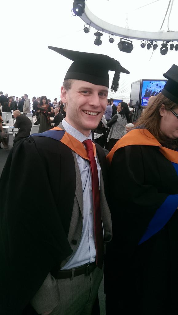 Funtography_UK's tweet photo. Congratulations Ian #plymgrad http://t.co/2vHCIDEhRI