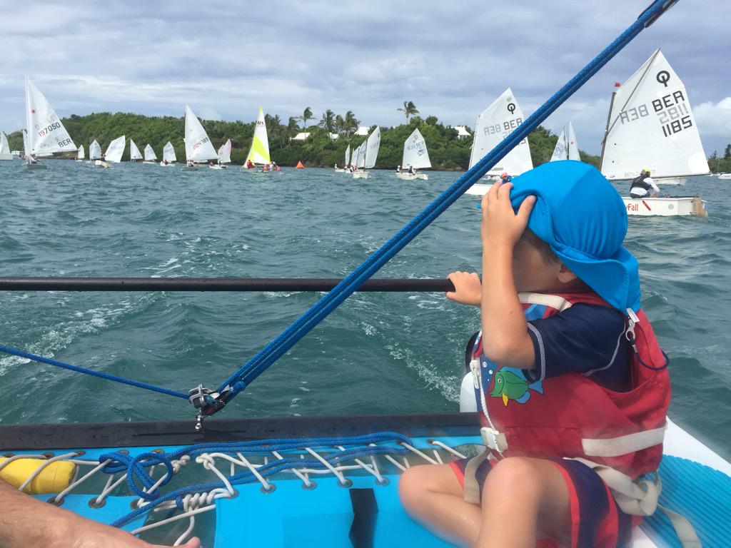 MonaBWalker's tweet photo. Bart's Bash in Bermuda. @BartsBash #bartsbash2015 #Bermuda #5yearoldskipper http://t.co/cZxW8dbQKl