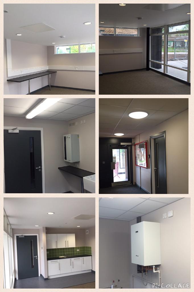 NW_Plastering's tweet photo. Cornwall Court, Manchester. Ceilings and partition packages to the new day rooms for the residents. http://t.co/919SGwFwZC
