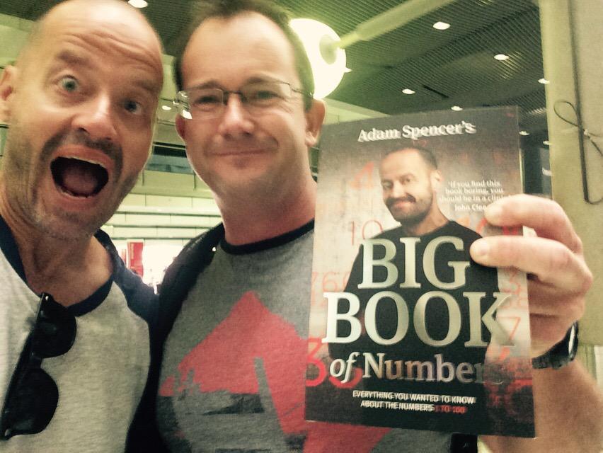 adambspencer's tweet photo. Scott grabbed a copy of #BigBookOfNumbers for his sons Henry and Patrick #AwesomeDad http://t.co/ayz5tmvEPI