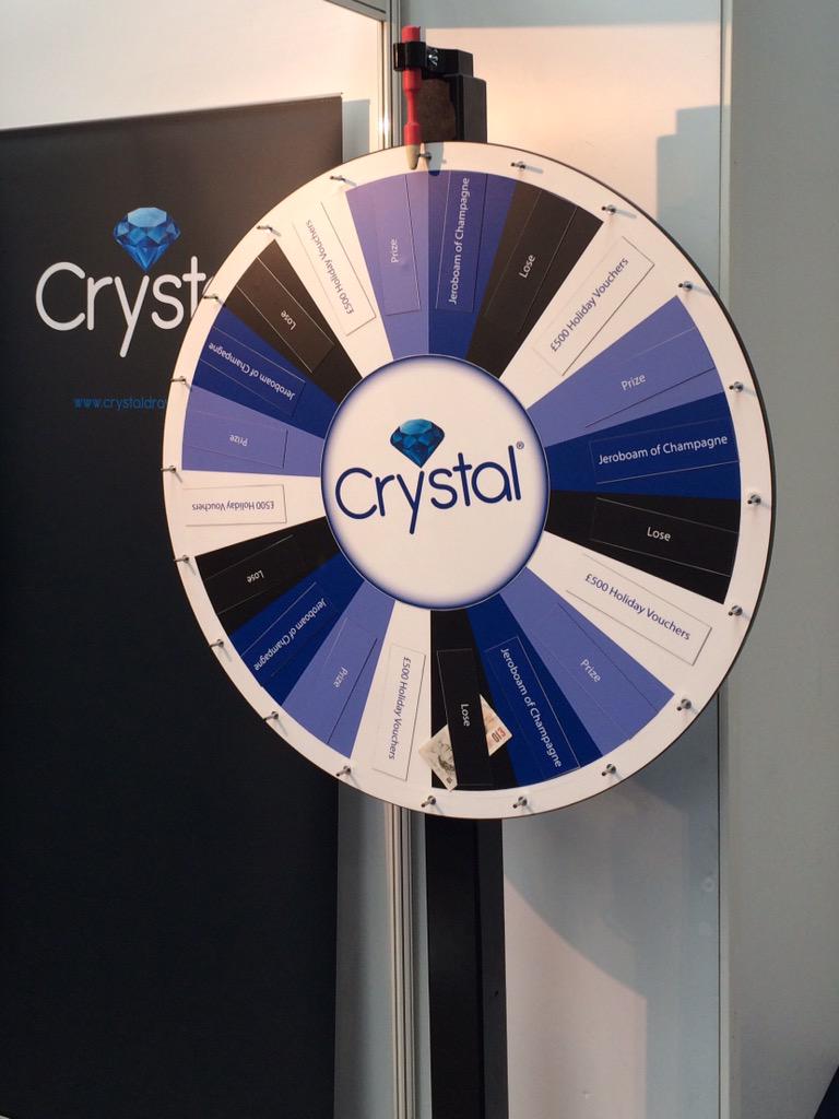 CrystalDrawdown's tweet image. Great first morning @EB__Live don't forget to come and spin the Wheel of Fortune at stand 121 #EBLive