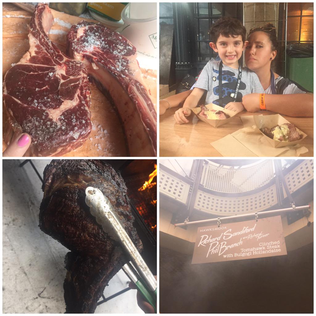 HawksmoorTweets's tweet photo. Highlights of @MeatopiaUK yesterday with Hawksmoor Knightsbridge enormous Tomahawks #Meatopia2015 http://t.co/kJaaYkt3Yy