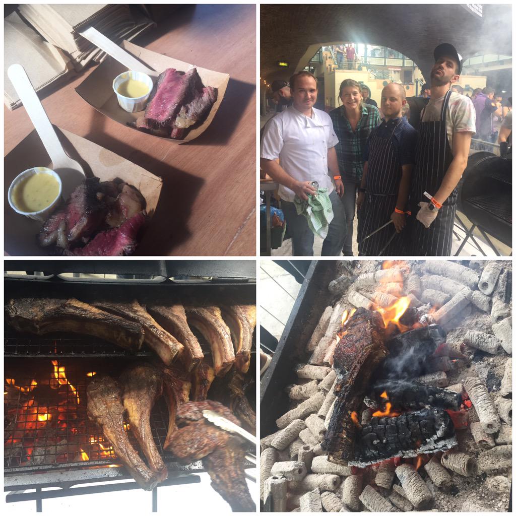 HawksmoorTweets's tweet photo. Highlights of @MeatopiaUK yesterday with Hawksmoor Knightsbridge enormous Tomahawks #Meatopia2015 http://t.co/kJaaYkt3Yy