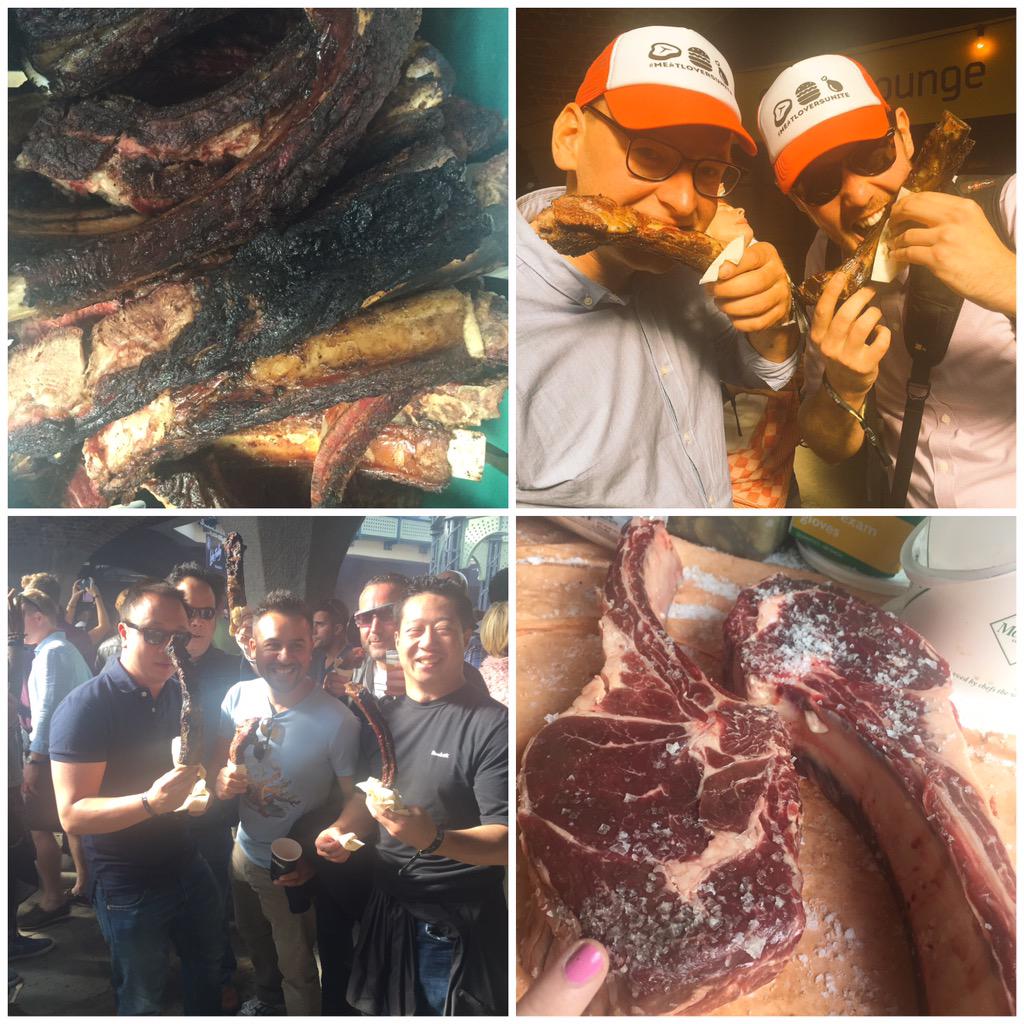 HawksmoorTweets's tweet photo. Highlights of @MeatopiaUK yesterday with Hawksmoor Knightsbridge enormous Tomahawks #Meatopia2015 http://t.co/kJaaYkt3Yy