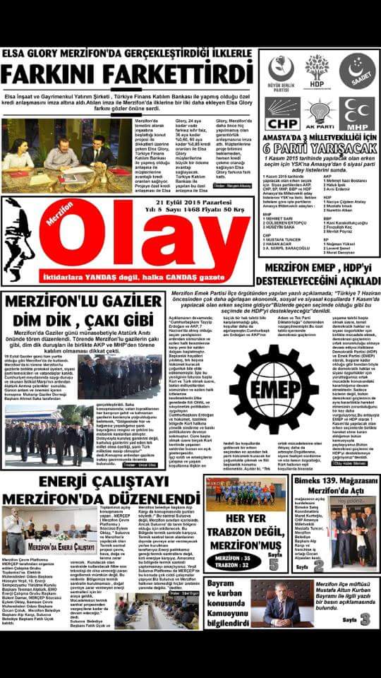 MercepPlatformu's tweet photo. Enerji çalıştayı haberimiz yerel gazetede yayınlandı. http://t.co/u6vxVwI8df