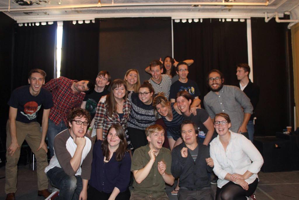 CommonCrowImpro's tweet photo. Yesterday's Drop-In was great fun! Big thanks to these 16 brave improvisers for joining us! #CommonCrowImprov #WPG http://t.co/x5BrdOfuYQ